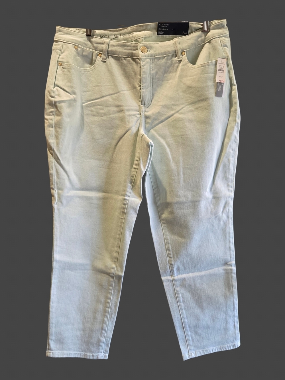 Talbots Light Blue Slim Ankle Women's Jeans - Picture 3 of 10